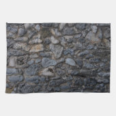 Linge De Cuisine Mur de pierre de corail caraïbe rustique 2 (Horizontal)