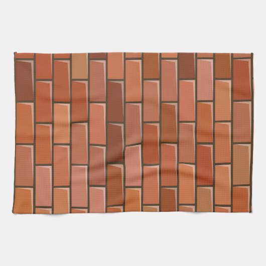 Linge De Cuisine mur en brique (Horizontal)