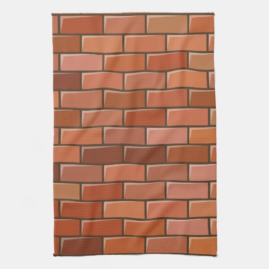 Linge De Cuisine mur en brique (Vertical)