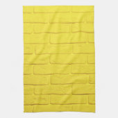 Linge De Cuisine mur en brique jaune (Vertical)