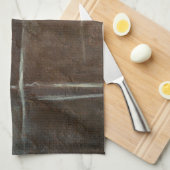 Linge De Cuisine Mur en brique rouge et gris (Quart Plié)