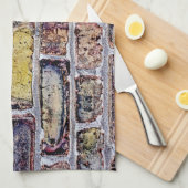 Linge De Cuisine Mur en briques (Quart Plié)