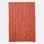 Linge De Cuisine Mur rouge orange (Vertical)