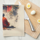 Linge De Cuisine Murmures de la Pagode (Quart Plié)