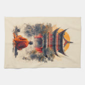 Linge De Cuisine Murmures de la Pagode (Horizontal)