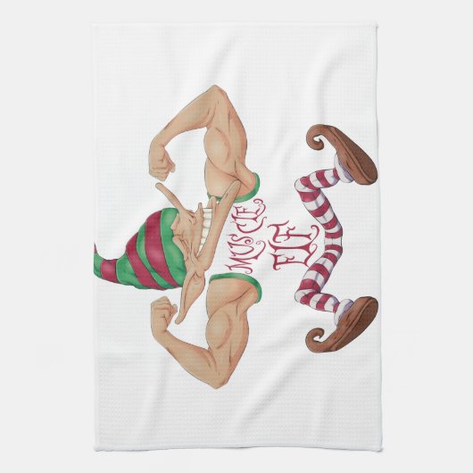 Linge De Cuisine Muscle Elf (Vertical)