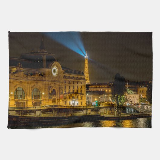 Linge De Cuisine Musée d'Orsay à Paris la nuit (Horizontal)