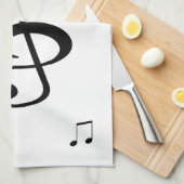 Linge De Cuisine Musique (Quart Plié)