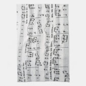 Linge De Cuisine Musique de feuille (Vertical)