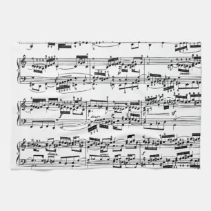 Linge De Cuisine Musique de feuille par Bach