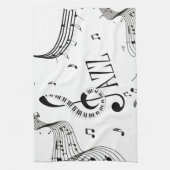 Linge De Cuisine Musique de jazz Cool (Vertical)