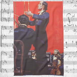 Linge De Cuisine Musique Vintage, Direction d'Orchestre