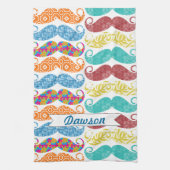 Linge De Cuisine Mustache M. Hipster Vintage Retro (Vertical)