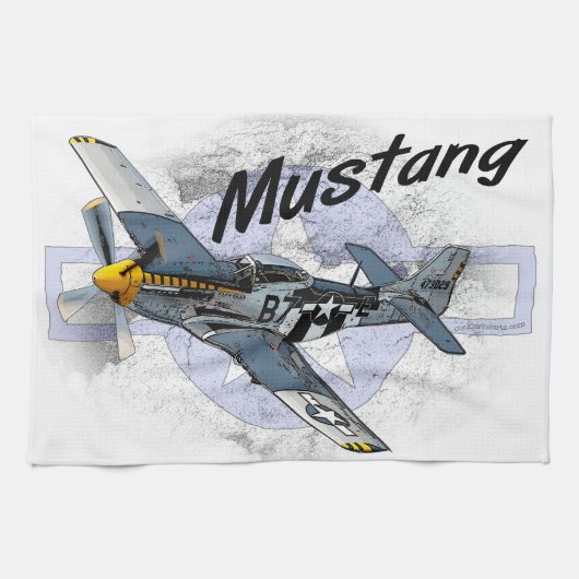 Linge De Cuisine Mustang P51 (Horizontal)