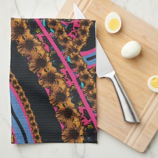 Linge De Cuisine MVB Textile Abstrait Pièces Créatives (Quart Plié)