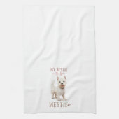 Linge De Cuisine My Bestie is a Westie (Vertical)
