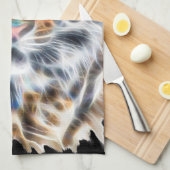 Linge De Cuisine My Cat is Agir Up Tiger énergie faciale (Quart Plié)