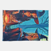 Linge De Cuisine Mystic Witches Cauldron Spellbound (Horizontal)