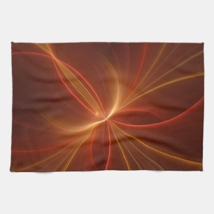 Linge De Cuisine Mystique Abstrait Fractal Art Moderne Couleurs cha
