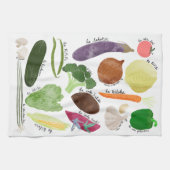 Linge De Cuisine Nā lauLaiserviette de cuisine blanche (Horizontal)