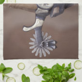 Linge De Cuisine Na, les Etats-Unis, Texas, botte de cowboy de (Plié)