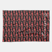 Linge De Cuisine nage d'esturgeon rouge (Horizontal)