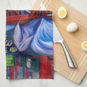 Linge De Cuisine N'aimez-vous pas la peinture rouge ? New York City (Quart Plié)