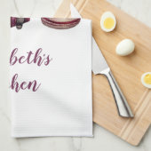 Linge De Cuisine Nains personnalisés Cuisine Pâtisserie Mignon Fant (Quart Plié)