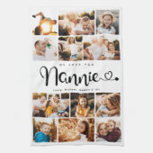 Linge De Cuisine Nannie We Lots Hearts Modern Photo Collage (Vertical)