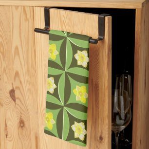 Linge De Cuisine Narcisse dans le trou dans la porte de la grange