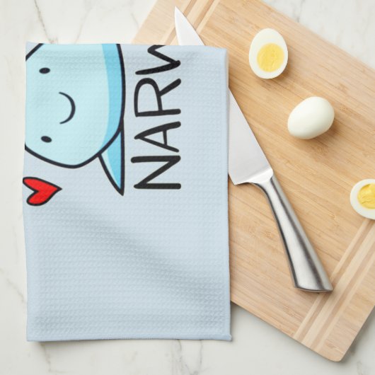 Linge De Cuisine Narwhal (Quart Plié)