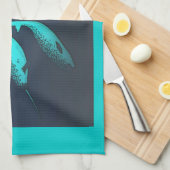 Linge De Cuisine Narwhal (Quart Plié)