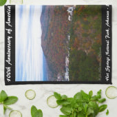 Linge De Cuisine National Park Anniversary Hot Springs Vue d'automn (Plié)