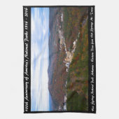 Linge De Cuisine National Park Anniversary Hot Springs Vue d'automn (Vertical)