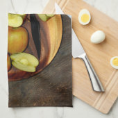 Linge De Cuisine Nature morte avec des pommes (Quart Plié)