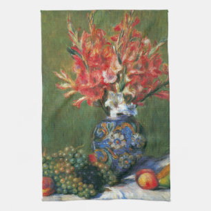 Linge De Cuisine Nature morte Fleurs et Fruits de Pierre Renoir