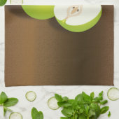 Linge De Cuisine Nature morte pomme verte et demi (Plié)