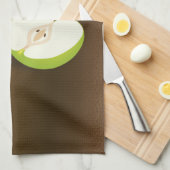 Linge De Cuisine Nature morte pomme verte et demi (Quart Plié)