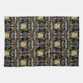 Linge De Cuisine Nature Owl Folk Art (Horizontal)