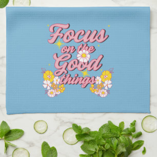 Linge De Cuisine Nature Soul Slogan Focus sur les bonnes choses