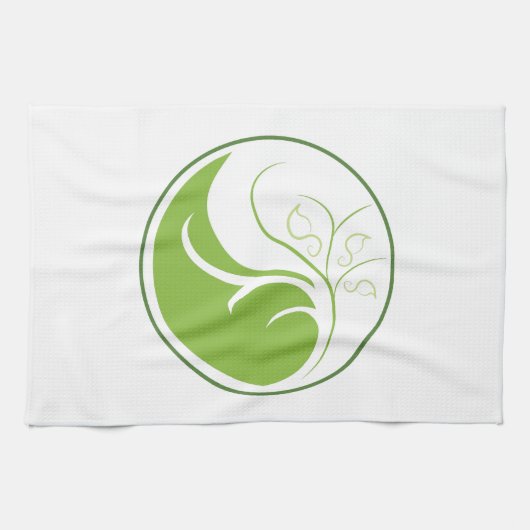 Linge De Cuisine Nature Yin Yang (Horizontal)