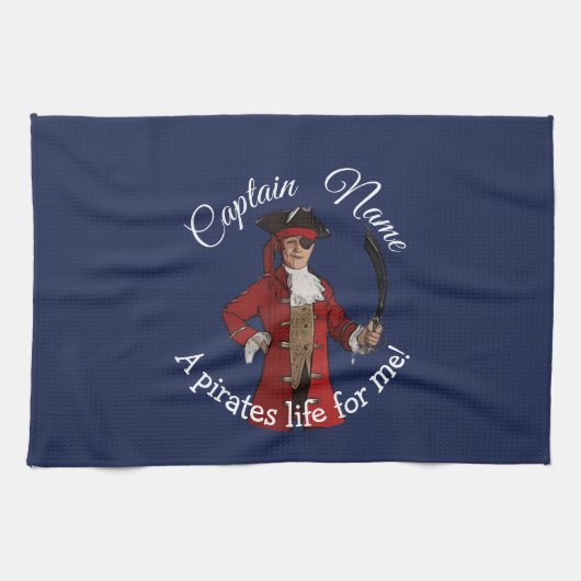 Linge De Cuisine Nautical Blue Boy Party Pirate (Horizontal)