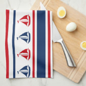 Linge De Cuisine Nautical design (Quart Plié)