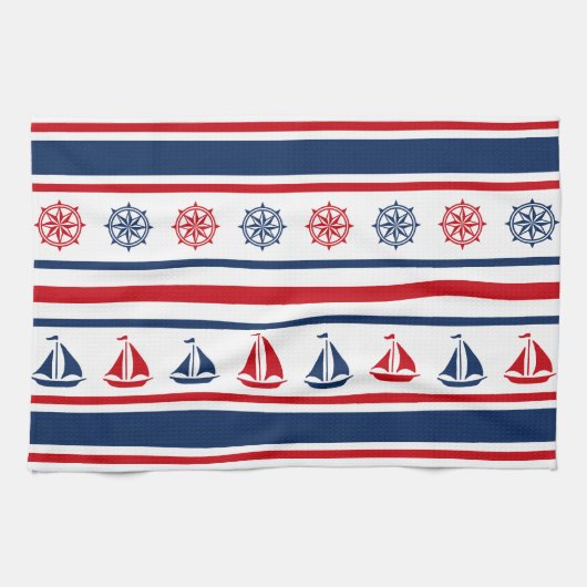 Linge De Cuisine Nautical design (Horizontal)