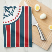 Linge De Cuisine Nautical design (Quart Plié)
