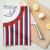 Linge De Cuisine Nautical design (Quart Plié)
