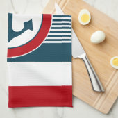 Linge De Cuisine Nautical design (Quart Plié)