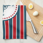 Linge De Cuisine Nautical design (Quart Plié)