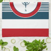 Linge De Cuisine Nautical design (Plié)