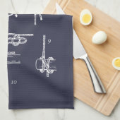 Linge De Cuisine Nautical knots (Quart Plié)
